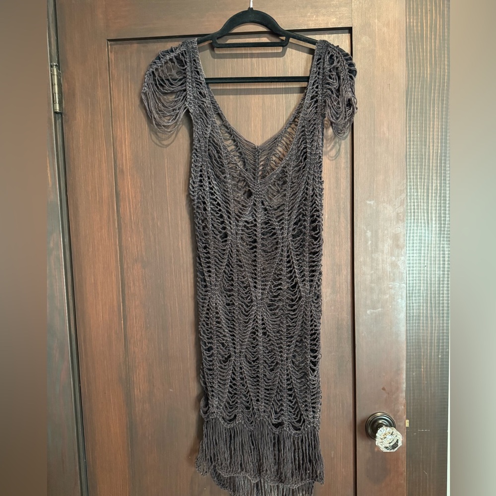 All Saints “Bex” dress. Crochet/ macrame style.